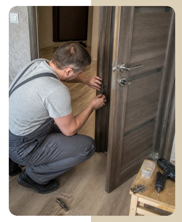 Замена дверных петель в Мончегорске по цене от 2525 р. | Дверной